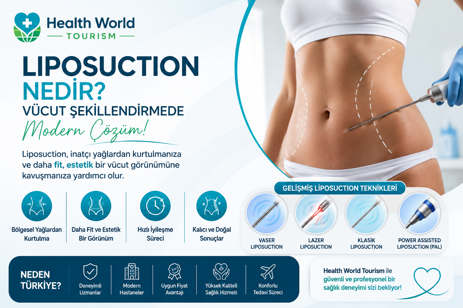 Liposuction Nedir? Vücut Şekillendirmede Modern Çözüm